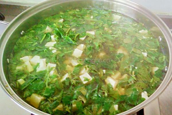 香椿拌豆腐的做法图解5