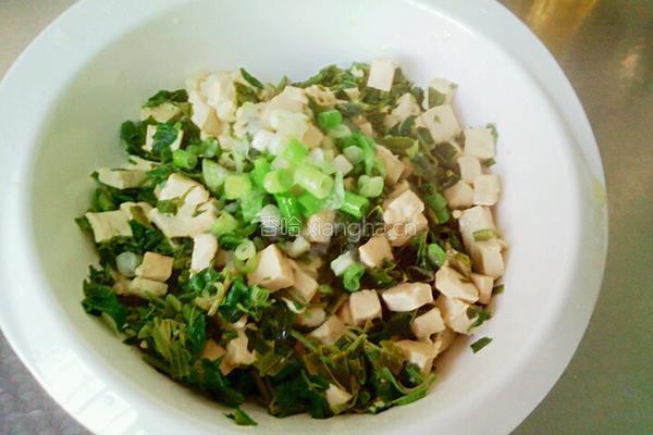 香椿拌豆腐的做法图解6