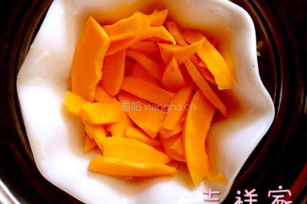 南瓜发糕的做法图解1