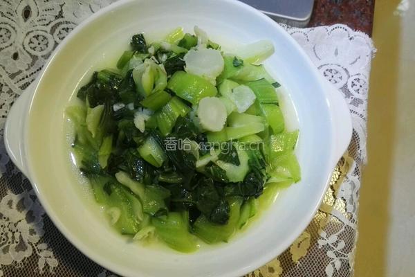 蒜香上海青的做法图解3