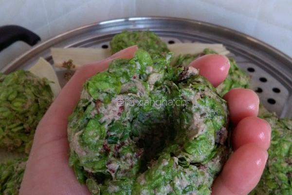 美味的榆树花杂粮窝窝的做法图解4