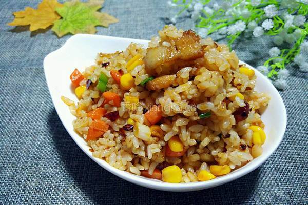 干妈回锅肉炒饭的做法图解6