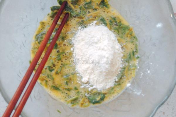 香椿鸡蛋饼的做法图解8