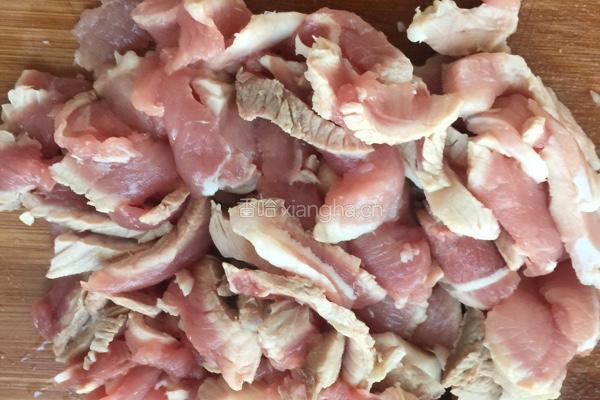 西葫芦小炒肉片的做法图解4