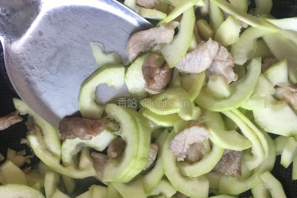 西葫芦小炒肉片的做法图解7
