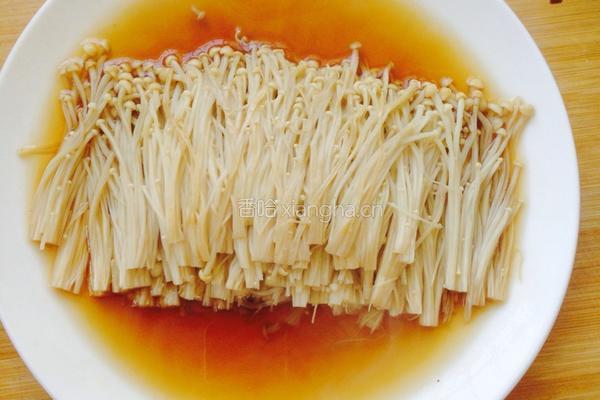 油泼金针菇的做法图解8