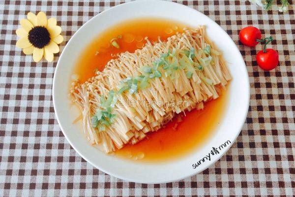 油泼金针菇的做法图解12