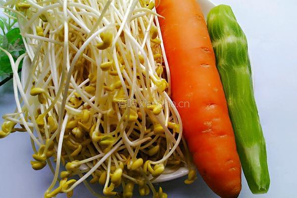 豆芽酿的做法图解1
