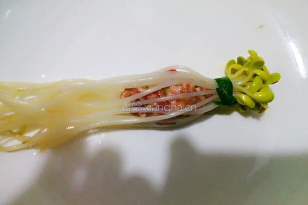 豆芽酿的做法图解6