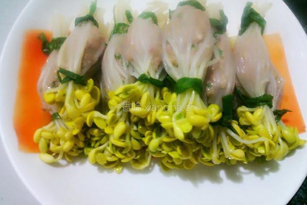 豆芽酿的做法图解9