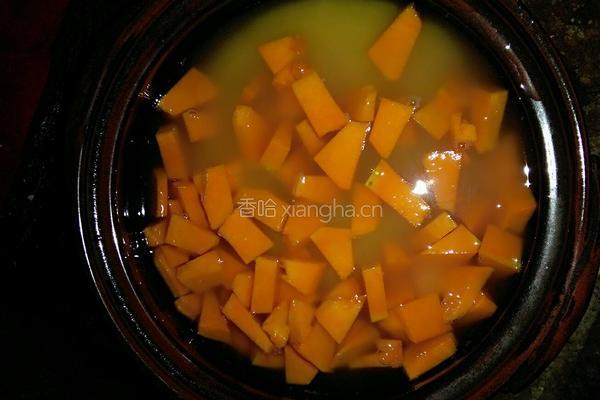 小米南瓜粥的做法图解2