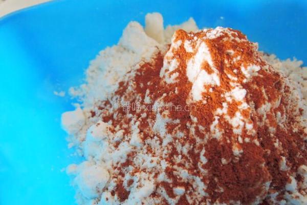 肉桂黑芝麻松饼的做法图解1