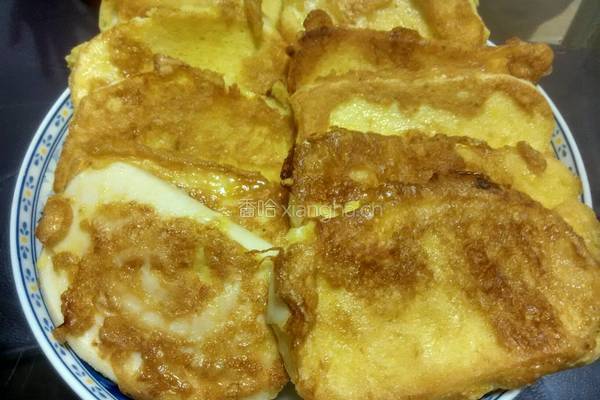鸡蛋煎馍片的做法图解7