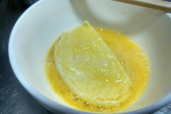 鸡蛋煎馍片的做法图解4