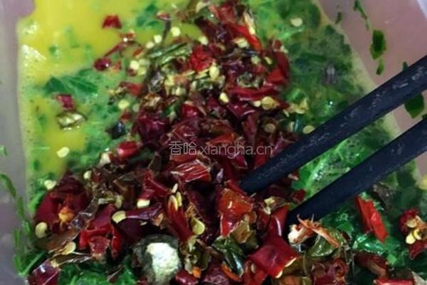 香椿芽鸡蛋饼的做法图解5