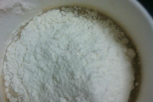 奶醇茶香煎饼的做法图解3