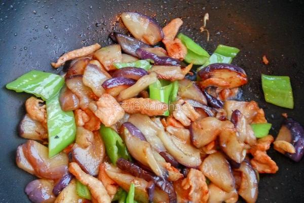 肉烧茄子的做法图解4