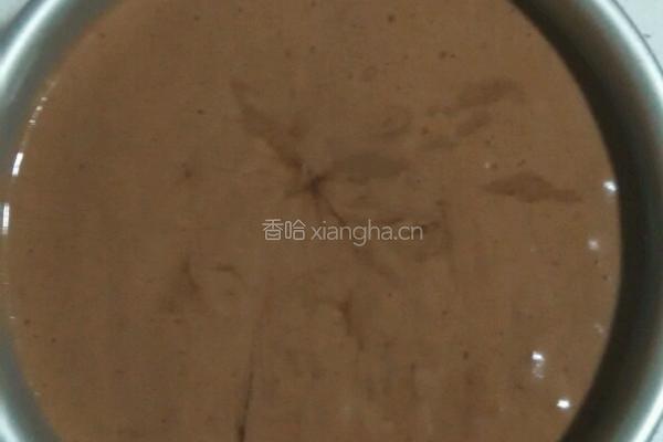 巧克力戚风蛋糕的做法图解5