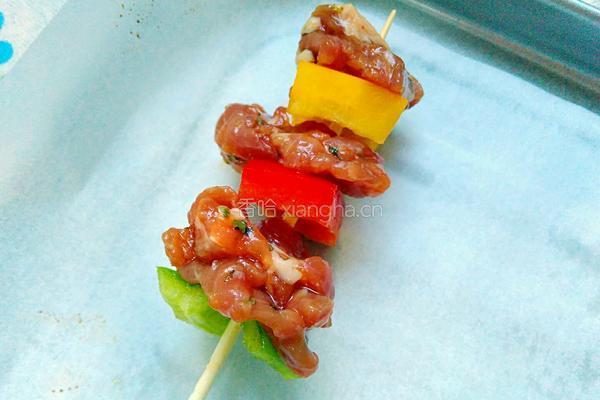 缤纷牛肉串的做法图解6