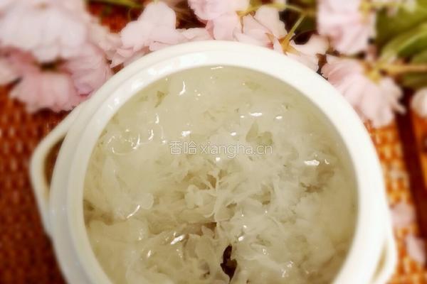 桃胶银耳莲子糖水的做法图解5