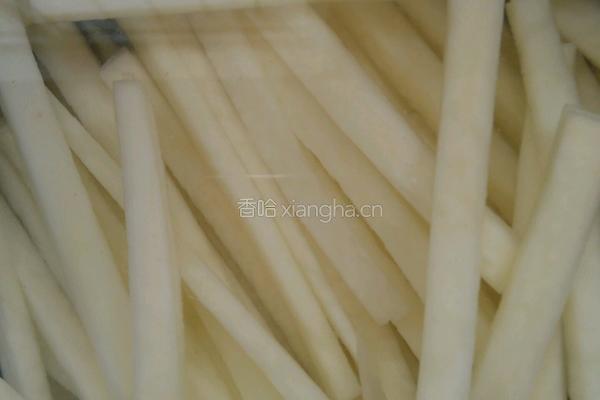 蘸酱薯条的做法图解3