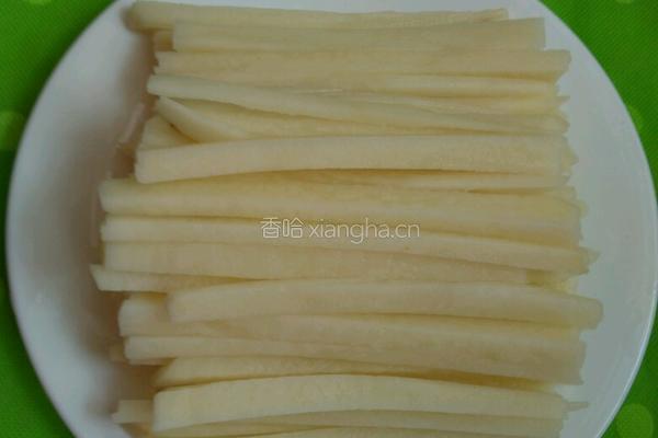 蘸酱薯条的做法图解4