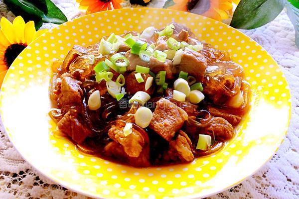梅花肉炖粉条的做法图解12
