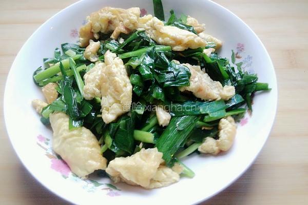 韭菜炒鸡蛋的做法图解8