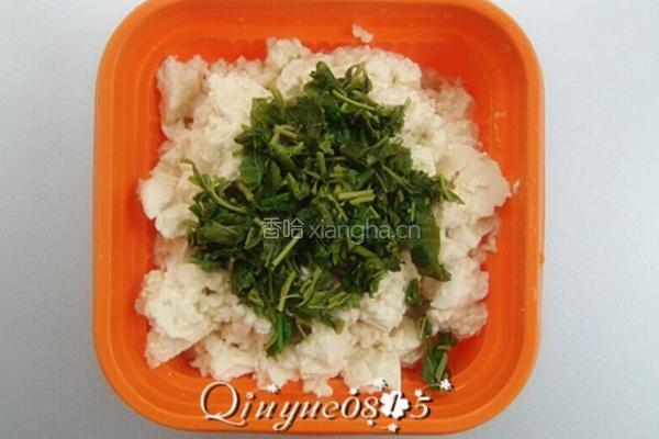 香椿拌豆腐的做法图解4
