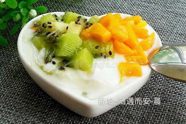 自制水果酸奶的做法图解12