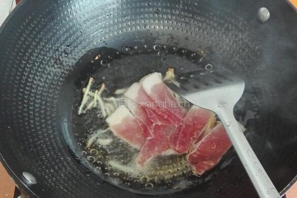肉片炒三鲜的做法图解5