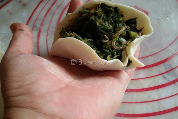 野菜包子(白蒿)的做法图解15
