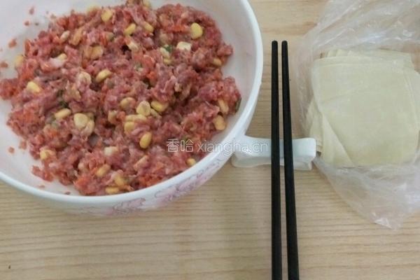 三鲜烧麦的做法图解4