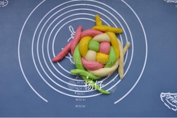 彩色绣球面包做法的做法图解11