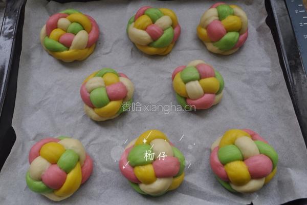 彩色绣球面包做法的做法图解14