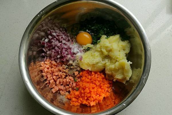 田园土豆饼的做法图解8