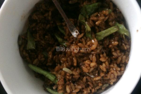 辣豇豆炒饭的做法图解9