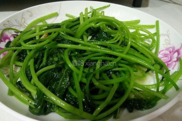 素炒番薯叶的做法图解7