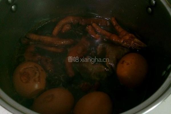 卤蛋鸡爪的做法图解7