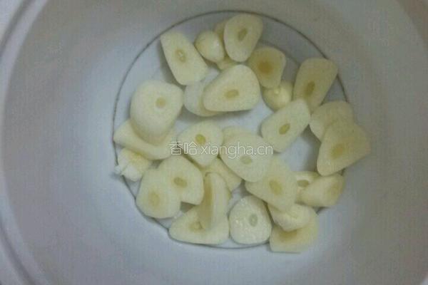 蒜香野菜的做法图解2