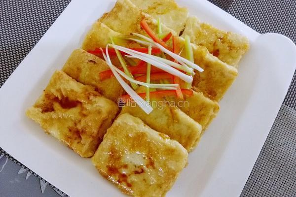 香煎豆腐的做法图解14