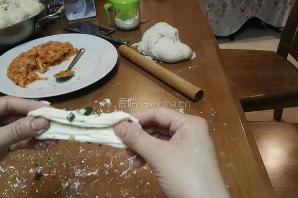 肉包 花卷 麦穗花包的做法图解9