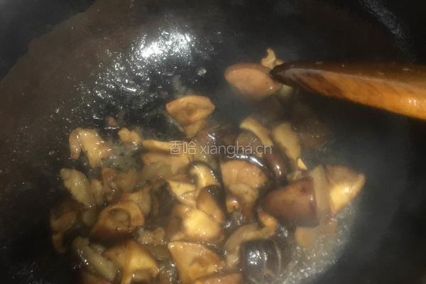 肉丝油焖香菇的做法图解5