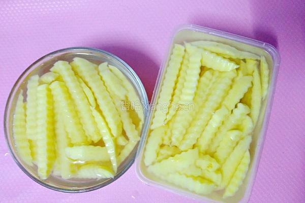 柠香烤薯条的做法图解3