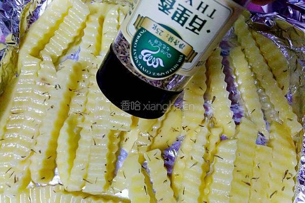 柠香烤薯条的做法图解8