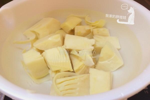 春笋烧肉的做法图解4