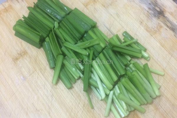 虾米韭菜的做法图解3