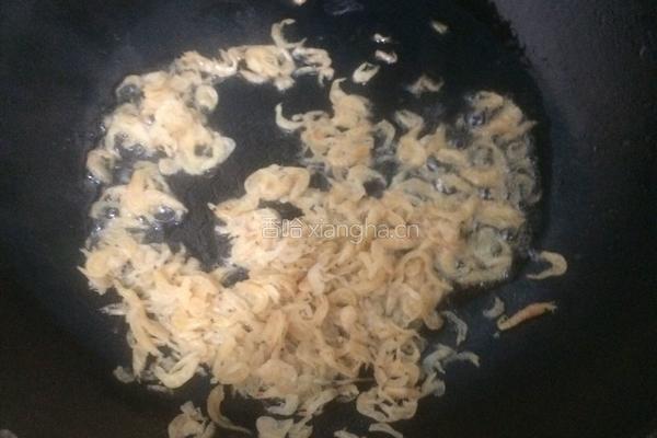 虾米韭菜的做法图解4