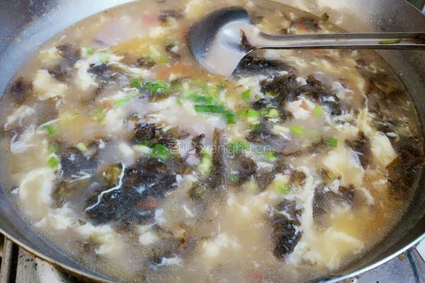 番茄紫菜蛋花汤的做法图解7