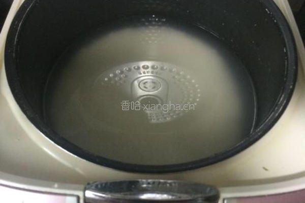 菊花叶咸泡饭的做法图解1